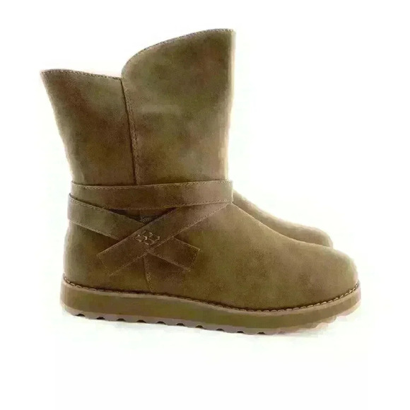 Skechers Women's Keepsakes 2.0 Pikes Peak Taupe Vegan Boots 44614 Size - Picture 1 of 6